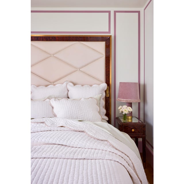 Developed by Kassatex exclusively for Chairish, this fabulously fun two-tone bedding collection will add flare to your...