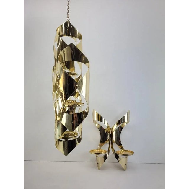 Mascot Mid Century Modern Candelabra Candle Holder/plant Hanger & Wall