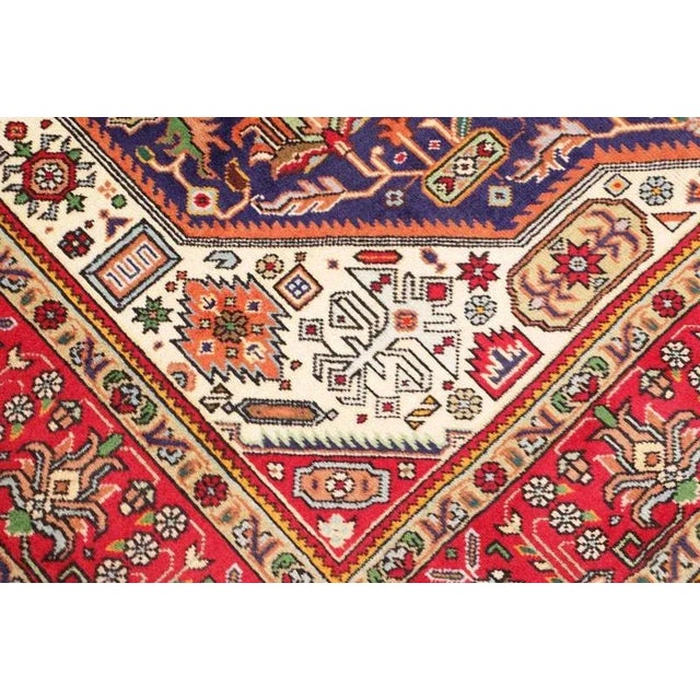 Middle Eastern Hand-Knotted Tabriz Rug For Sale - Image 6 of 11