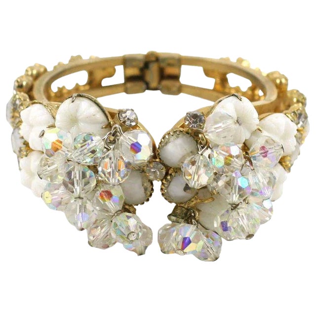 1950s Juliana Fruit Salad Cuff For Sale