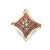14K Pink Gold Antique Ruby & Rose-Cut Diamond Filigree Ring Exquisite Antique 14K Pink Gold Ruby & Rose-Cut Diamond...