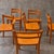 Moroccan Chairs in Beech by Vico Magistretti for De Padova, Italy, Set of 8 For Sale - Image 3 of 4