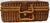 Late 20th Century Vintage Handwoven Wicker Suitcase Picnic Basket Hamper With Leather Strap and Brass Turn Lock Closure For Sale - Image 5 of 10