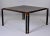 Coffee Italian Modernist Square Dining Table With Metal Detailing by Paolo Barracchia For Sale - Image 8 of 12