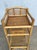 Wood Restored 1950s Mid-Century Rattan & Wicker Three-Tier Book/Magazine Holder For Sale - Image 7 of 7