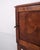 Wood Bedside Table in Dark Wood with Brass Mounts and Tapered Legs, 1940s For Sale - Image 7 of 12