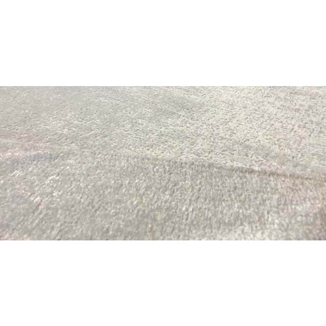 Pierre Frey Pierre Frey Freddo I6622001 - Perla - White Chenille Velvet Designer Fabric - 3 Yards For Sale - Image 4 of 5