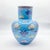 Ceramic Handmade Ceramic Vase (30cm) – Turquoise “Firuze” Blue with Stylized Fan Flowers – Ottoman Palmette Design For Sale - Image 7 of 8