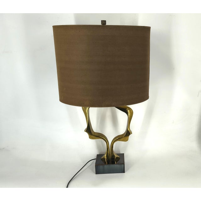 Vintage Bronze Table Lamp from Willy Daro, 1970s For Sale - Image 12 of 13
