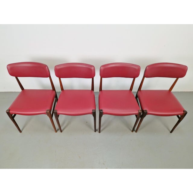 Vintage Dining Chairs from Topform, 1960s, Set of 4 For Sale - Image 4 of 12