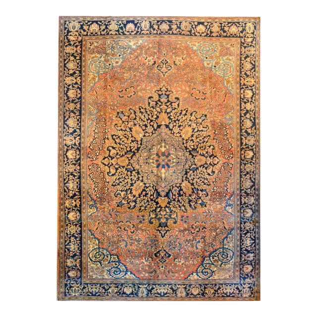 Early 20th Century Sarouk Farahan Rug For Sale