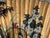 Wood Mid Century Monumental Hand-Painted Fan For Sale - Image 7 of 18