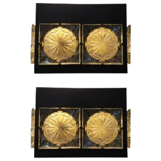 Wall Lamps by Josef Hurka for Napako, 1970s, Set of 2 For Sale