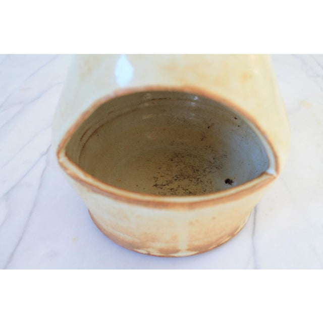 Ceramic Vintage Studio Pottery Glazed Vessel For Sale - Image 7 of 12