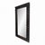 The Elkins Full-Length Mirror by Arteriors features a dramatic sawtooth frame crafted from laminated mango wood in a rich...