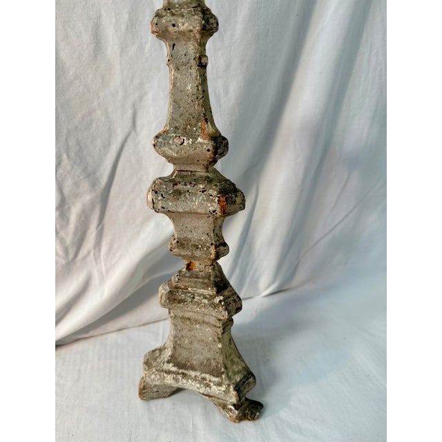 Late 19th Century French, Antique, Pricket Candlestick, 1800s For Sale - Image 5 of 10