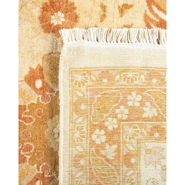 2000 - 2009 Mogul, One-of-a-Kind Hand-Knotted Area Rug in Ivory, 6' 2" x 9' 3" For Sale - Image 5 of 8