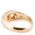 Metal Late 20th Century Unisex Vintage 14k Yellow Gold Gia 3.75ct Two Bezel Set Diamond Cocktail Ring, Size 9 For Sale - Image 7 of 9