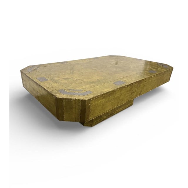 Metal Spanish Brutalist Coffee Table by Rodolfo Dubarry, 1970s For Sale - Image 7 of 9