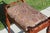 Mid-20th Century Traditional Cherry-Finish Vanity Bench With Pink & Brown Damask Upholstery For Sale - Image 9 of 18