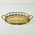 Brass Mid-Century Hollywood Regency Coastal Boho Chic Oval Faux Bamboo Brass Tray, Mottahedeh Attributed For Sale - Image 8 of 13