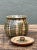 Vintage Textured Pottery Lidded Jar For Sale - Image 9 of 12