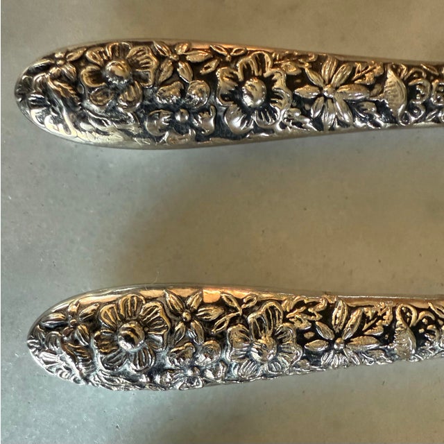 Vintage Godinger Silver Plated Butter Knives - Set of 5 For Sale In Austin - Image 6 of 10