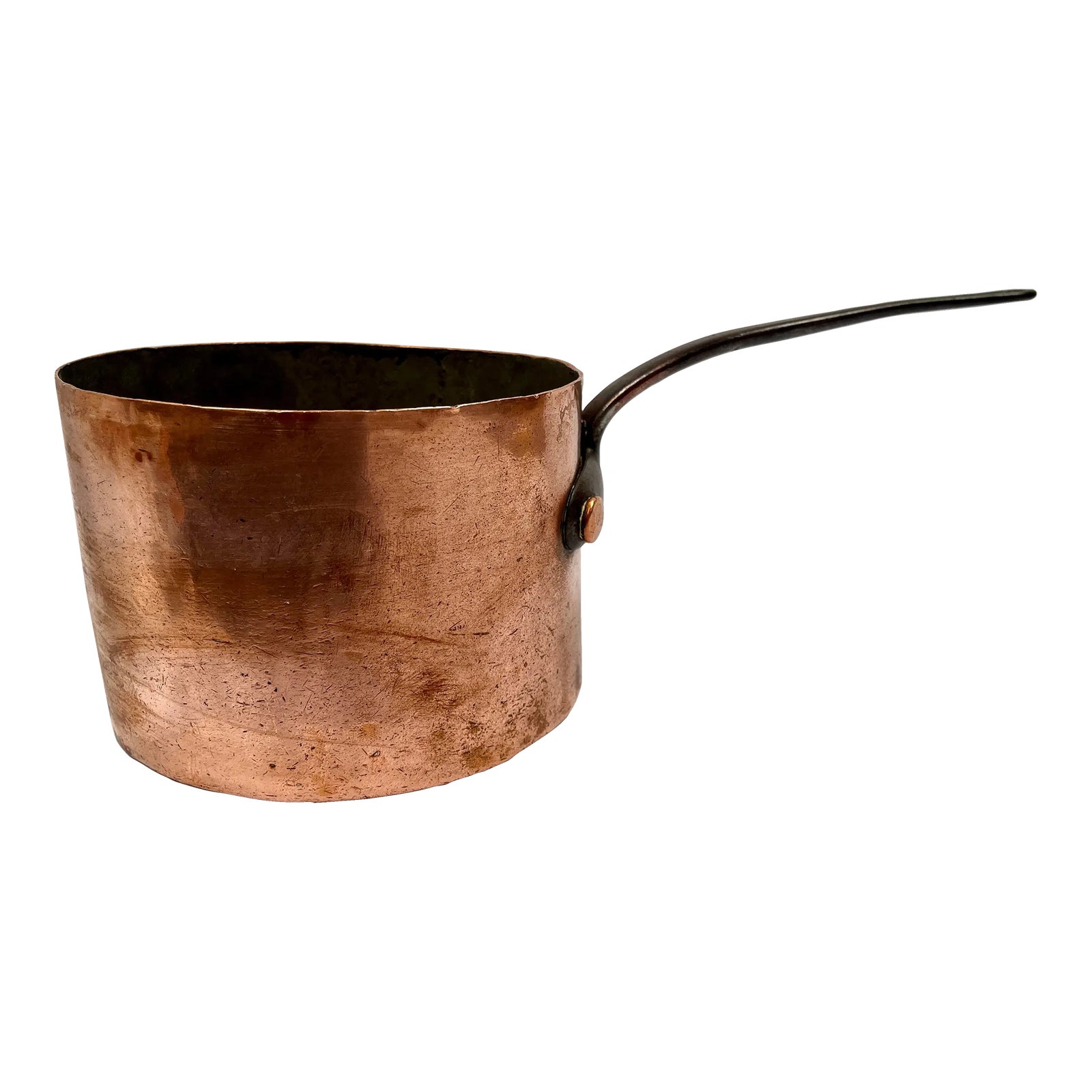 Antique v. Olac & Sons Copper Saucepan Chairish