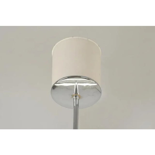 Silver Fluorescent Lamp, Germany, 1950s For Sale - Image 8 of 12