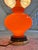 Orange Floor Lamp with Luminous Glass Base, 1970s For Sale - Image 10 of 11