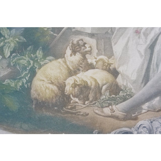 François Boucher Baroque Rococo the Gallant Shepherd Lithograph Reproduction For Sale - Image 10 of 12