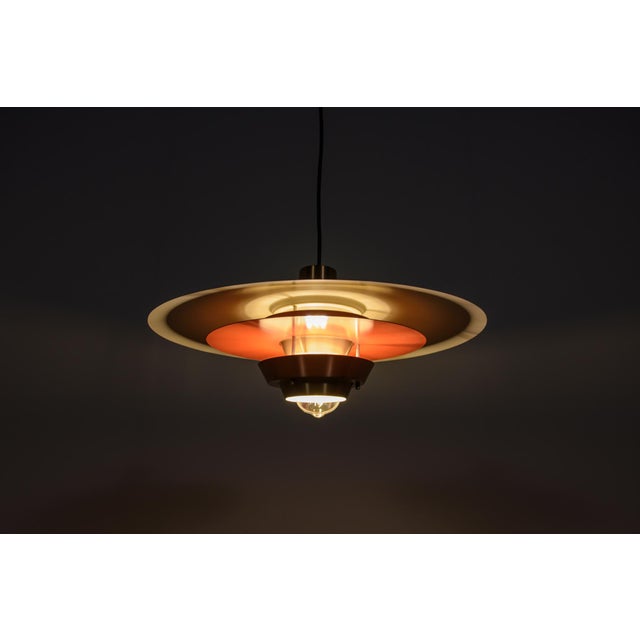 1960s Mid-Century Pendant Lamp, Denmark, 1960s For Sale - Image 5 of 18