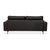 Brown Leather Vida Three-Seater Sofa from Rolf Benz For Sale - Image 4 of 6