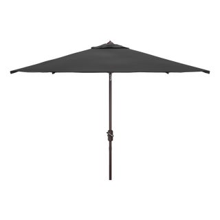 Wesler 7.5Ft Auto Tilt Square Market Umbrella, Black For Sale