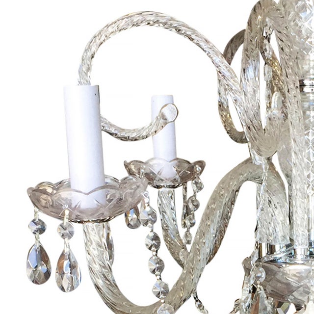 7Arm Electric Candelabra Crystal Table Lamps , Pair Chairish