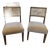 Coastal Cream Chair Set of Two (Dining/Extra Seating) For Sale