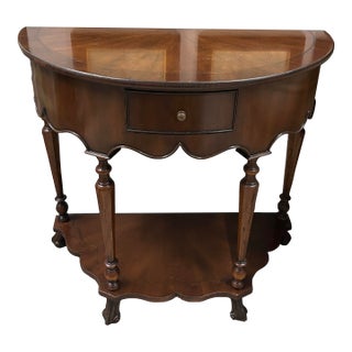 Late 20th Century Alfonso Marina Half Round Console Table For Sale