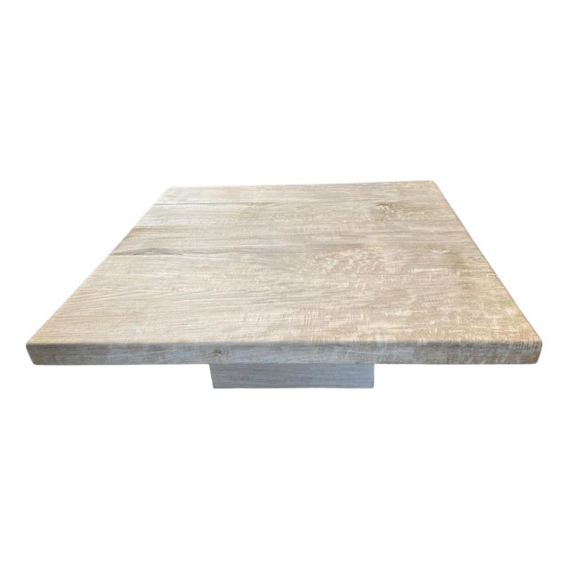 Andrianna Shamaris Signature St. Barts Teak Wood Coffee Table For Sale