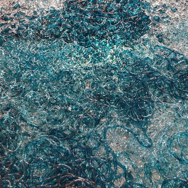 Italian Circular Blue Polycarbonate Tondo Wall Lamp by Jacopo Foggini For Sale - Image 10 of 15