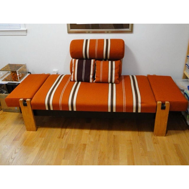 1960s Rare 1965 Mid Century Sofa “Spira” Sofa Bed by Icelandic Designer Gudmundsson Hf, Made in Iceland For Sale - Image 5 of 12