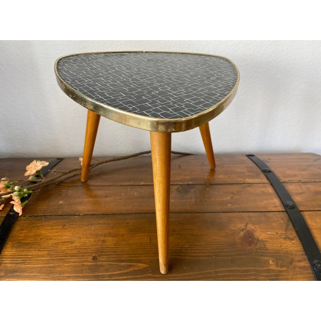 Kidney-Shaped Formica Flower Table or Plant Stand, 1950s For Sale - Image 12 of 12