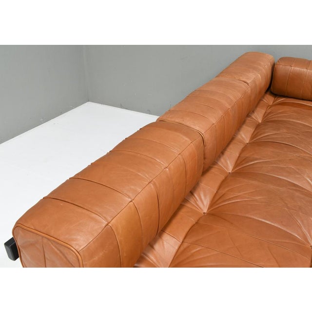 DS80 Daybed Sofas in Cognac Tan Leather from De Sede, Switzerland, 1970s, Set of 2 For Sale - Image 16 of 18
