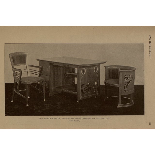 Art Nouveau Bookcase by Josef Hoffmann Portois & Fix, Vienna, Austria, 1900s For Sale - Image 6 of 17