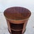 Traditional Baker Drum Center Side Table Banded Mahogany Glass Top For Sale - Image 3 of 10