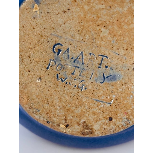 Ceramic Mid 20th Century w.j. Gordy Pinch Vase Pottery For Sale - Image 7 of 7