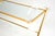 Vintage Italian Acrylic Glass and Gilt Console Table, 1970s For Sale - Image 10 of 11