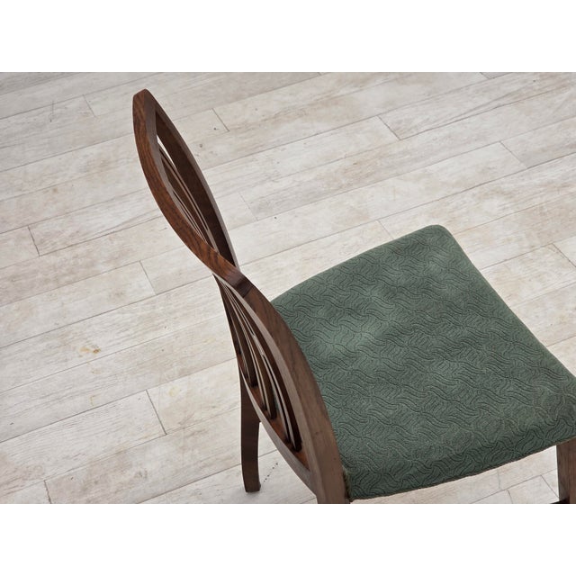 Danish Dining Chairs in Furniture Wool and Oak Wood, 1960s, Set of 6 For Sale - Image 16 of 18