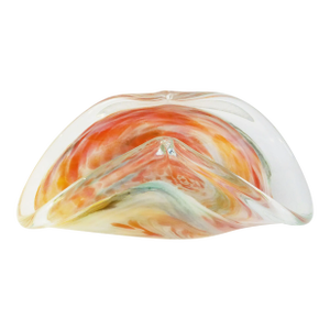Vintage Dei Maestri Italian Murano Pastel Swirl Bowl