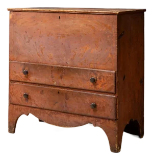 Antique Vermont Grain Painted Blanket Chest