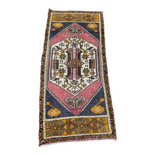 Turkish Yastik Rug 1'11" x 4' For Sale